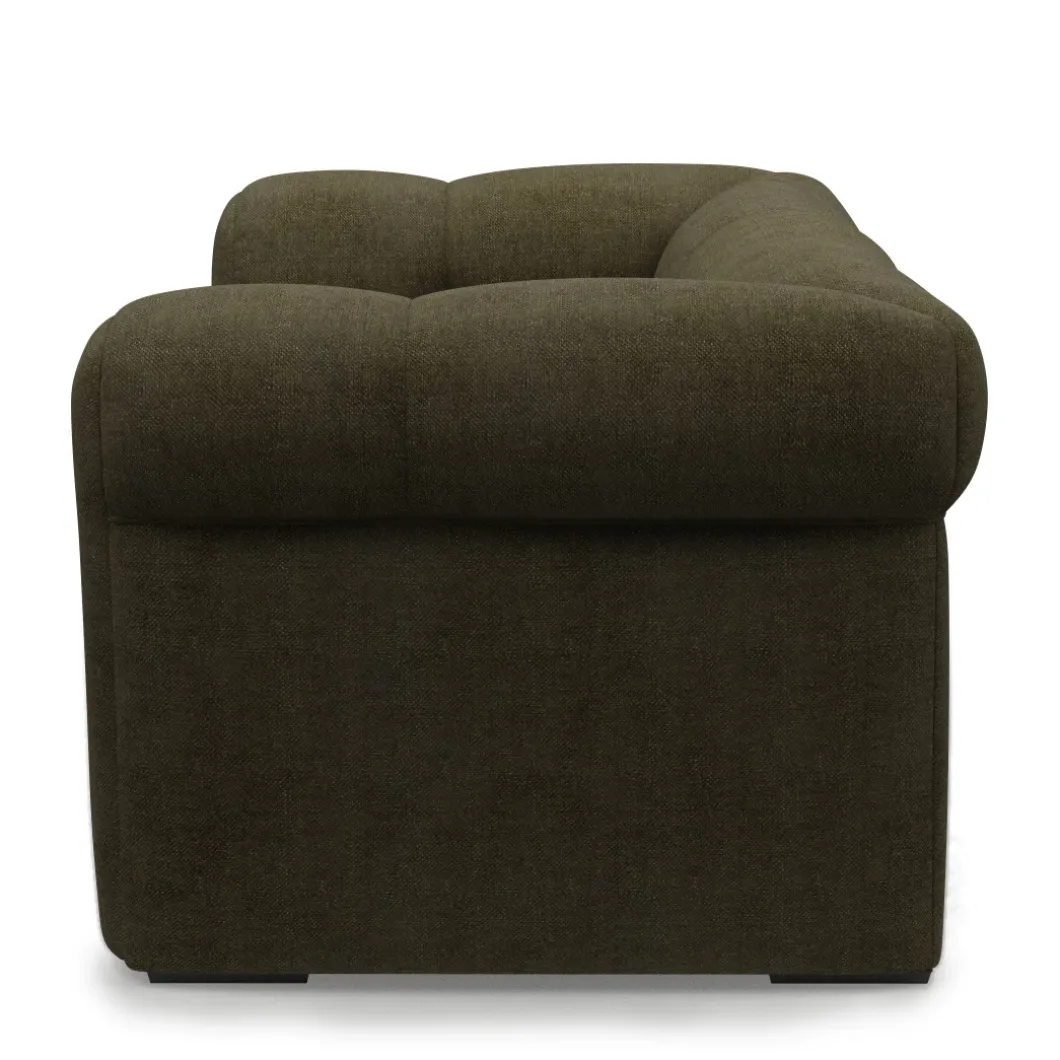 Cobble Hill Love Seat, celtic weave, pacific turtle