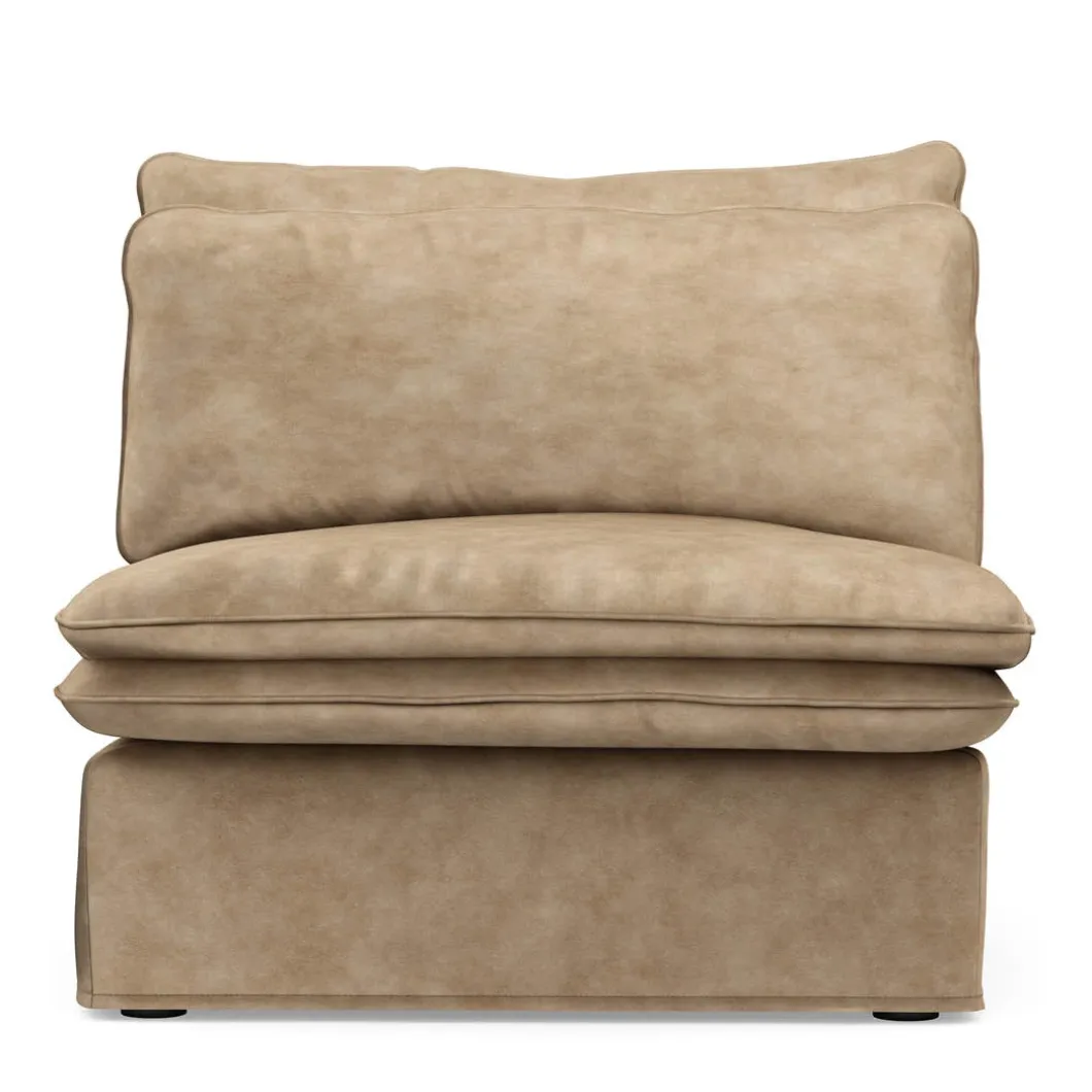Continental Center, velvet, golden beige