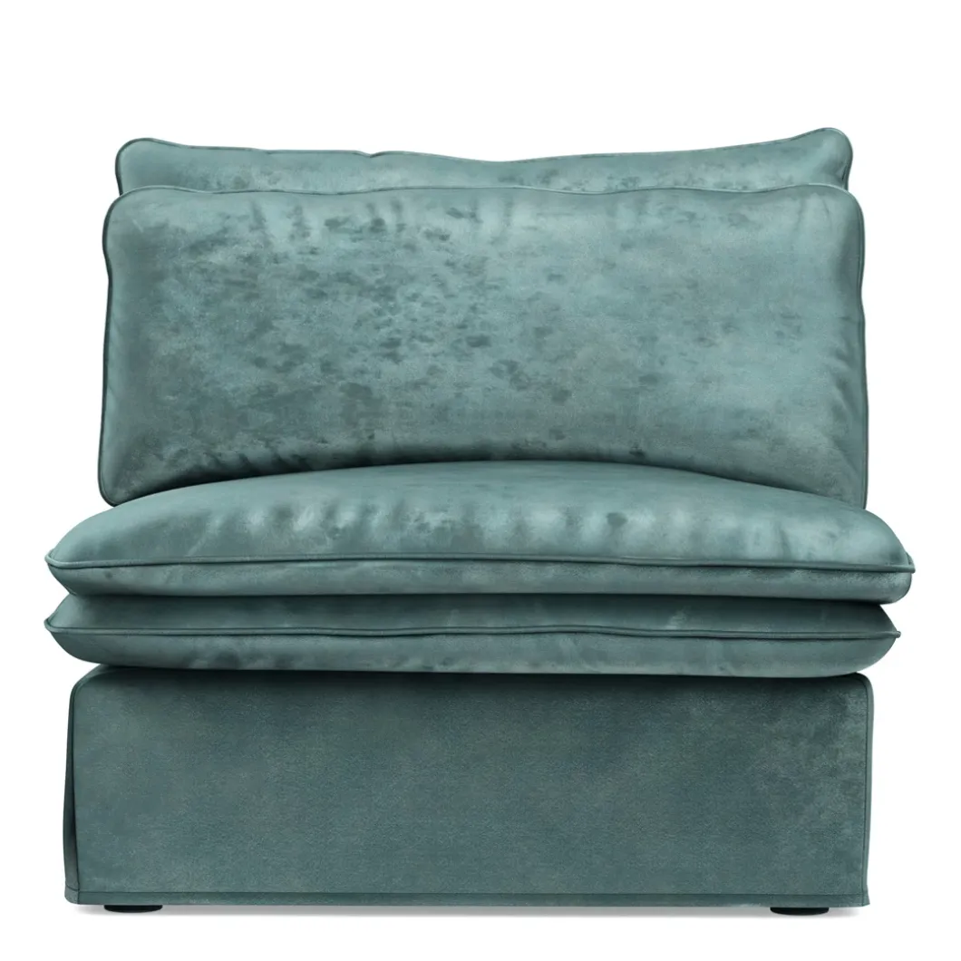 Continental Center, velvet, mineral blue