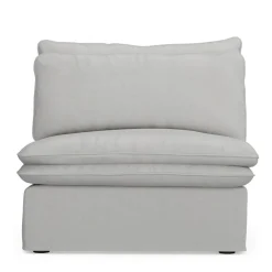 Continental Center, washed cotton, ash grey