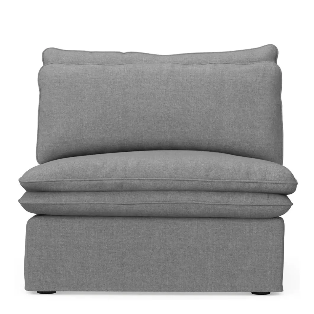 Continental Center, washed cotton, grey