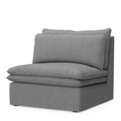 Continental Center, washed cotton, grey