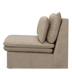 Continental Center, washed cotton, natural