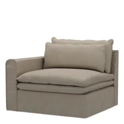 Continental Corner Left, oxford weave, anvers flax