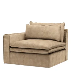 Continental Corner Left, velvet, golden beige