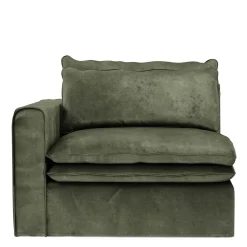 Continental Corner Left, velvet, ivy