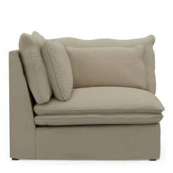 Continental Corner, oxford weave, flanders flax