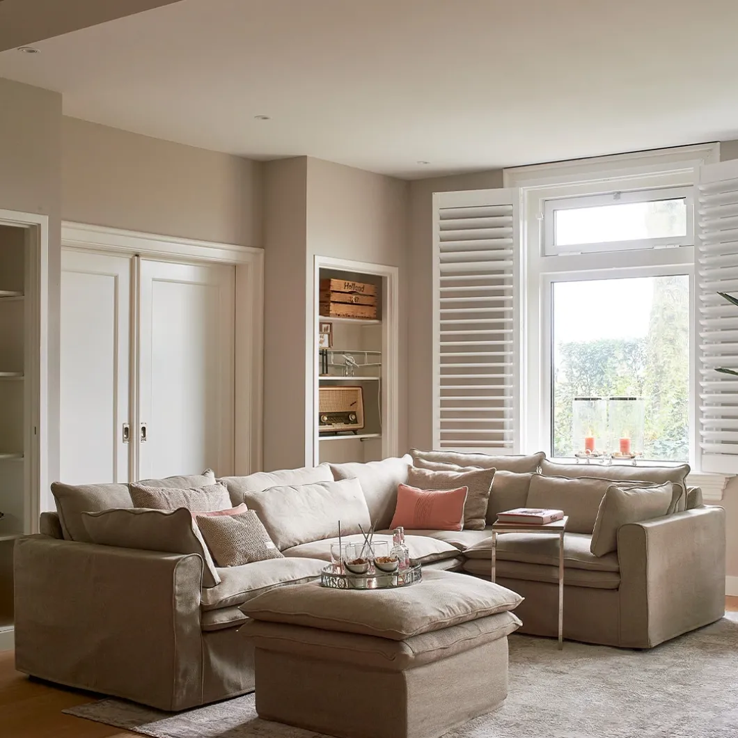 Continental Corner, oxford weave, anvers flax