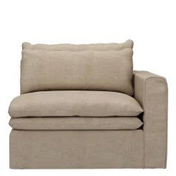 Continental Corner Right, washed cotton, natural