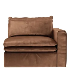 Continental Corner Right, velvet, chocolate