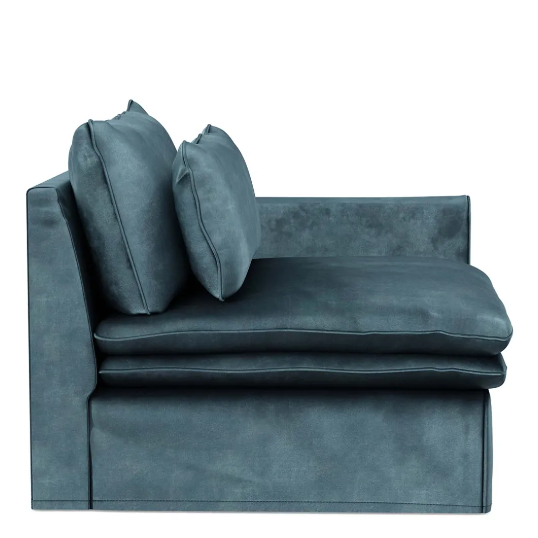 Continental Corner Right, velvet I, petrol