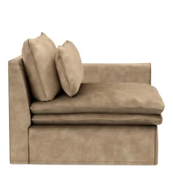 Continental Corner Right, velvet I, golden beige