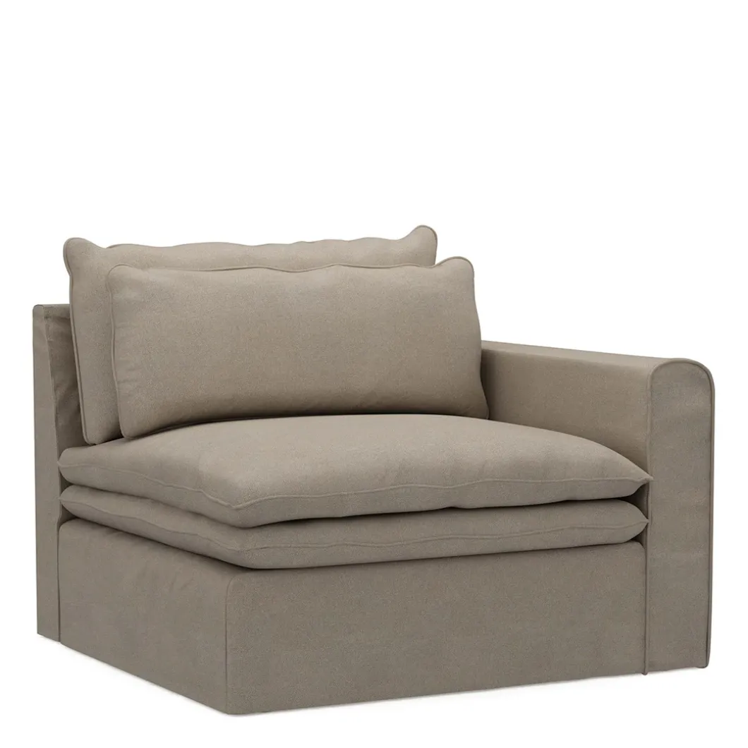 Continental Corner Right, oxford weave, anvers flax