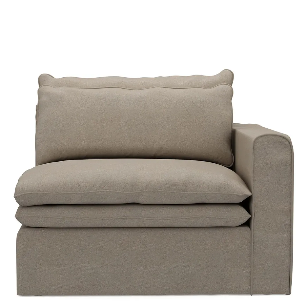 Continental Corner Right, oxford weave, anvers flax