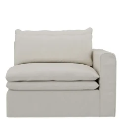 Continental Corner Right, oxford weave, alaskan white