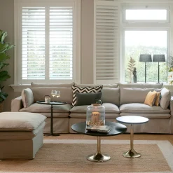 Continental Corner, velvet, grimaldi grey