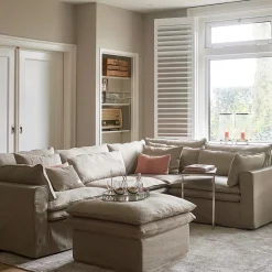 Continental Corner, velvet, chocolate