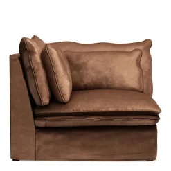 Continental Corner, velvet, chocolate