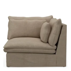 Continental Corner, washed cotton, natural