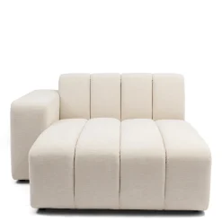 Dazzle Chaise Longue Links, Soft White