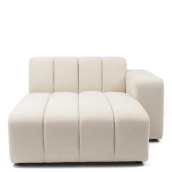Dazzle Chaise Longue Rechts, Soft White