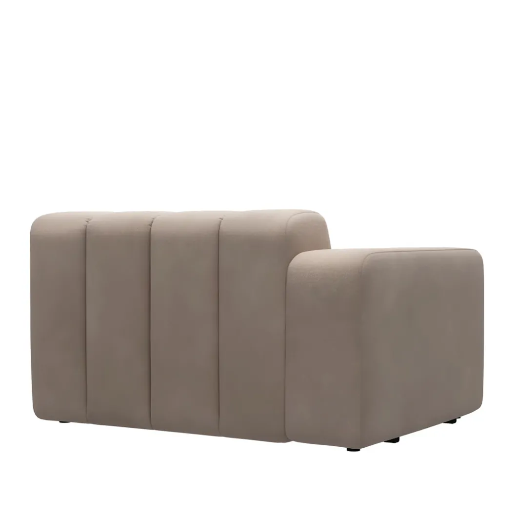 Dazzle Corner Arm L Light Taupe