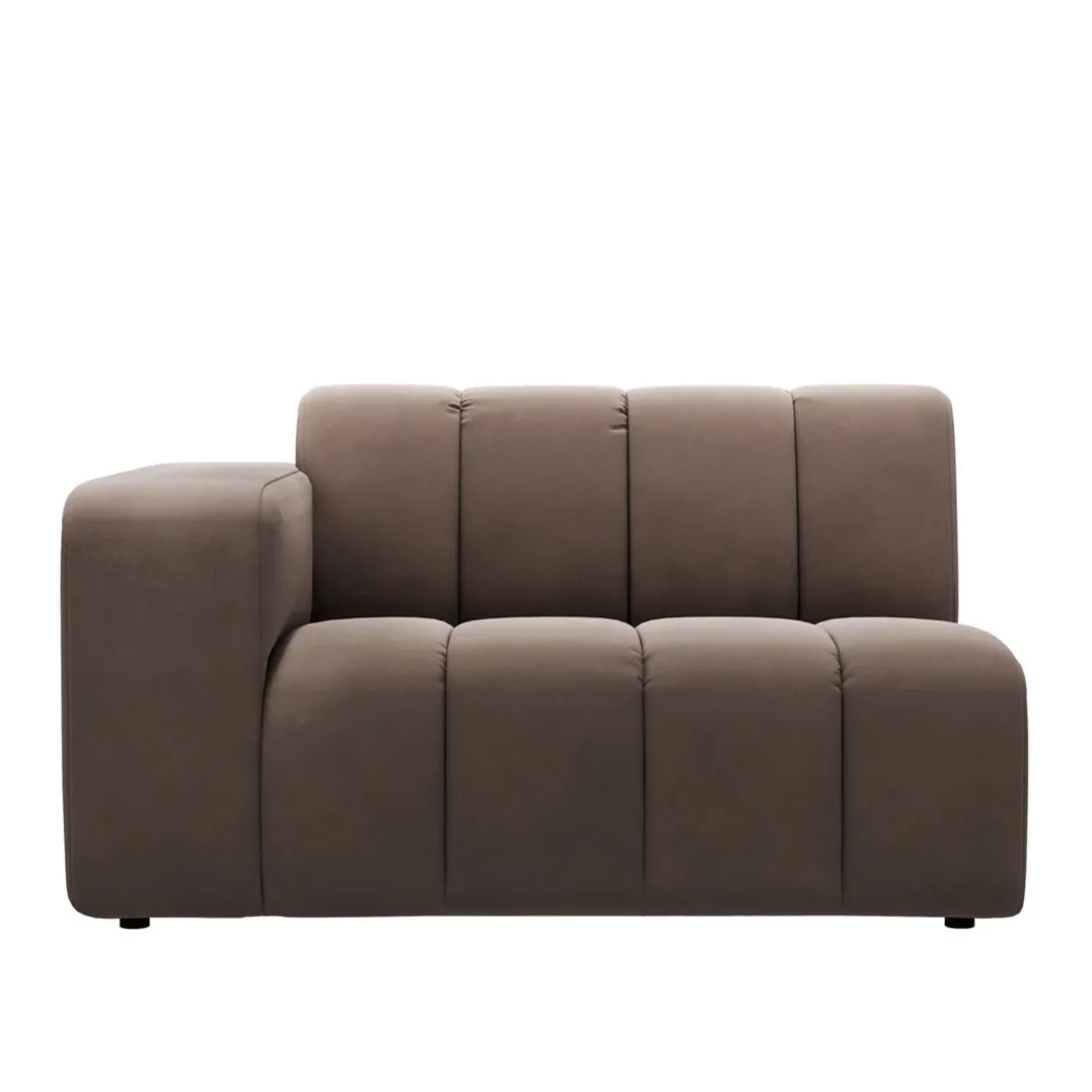 Dazzle Corner Arm L Rich Almond