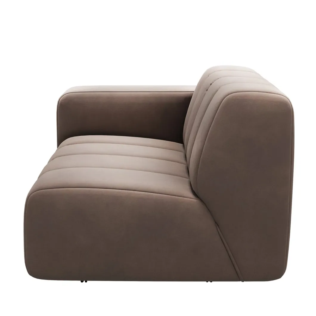 Dazzle Corner Arm L Rich Almond