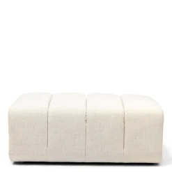 Dazzle Footstool Antique White