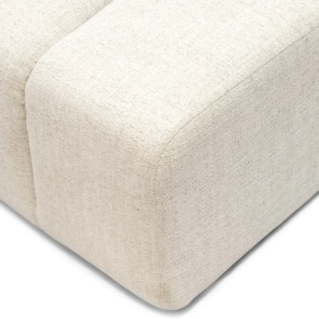 Dazzle Footstool Antique White