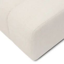 Dazzle Footstool, Soft White