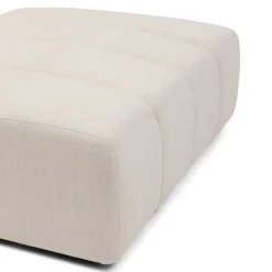 Dazzle Footstool, Soft White