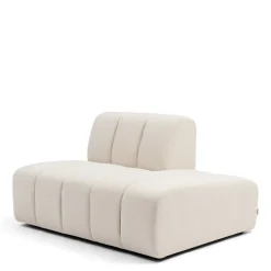 Dazzle Lounger Rechts, Soft White