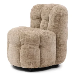 Draaibare eetkamerstoel Arosa, Taupe