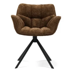Draaibare eetkamerstoel Carnaby, Umber Brown