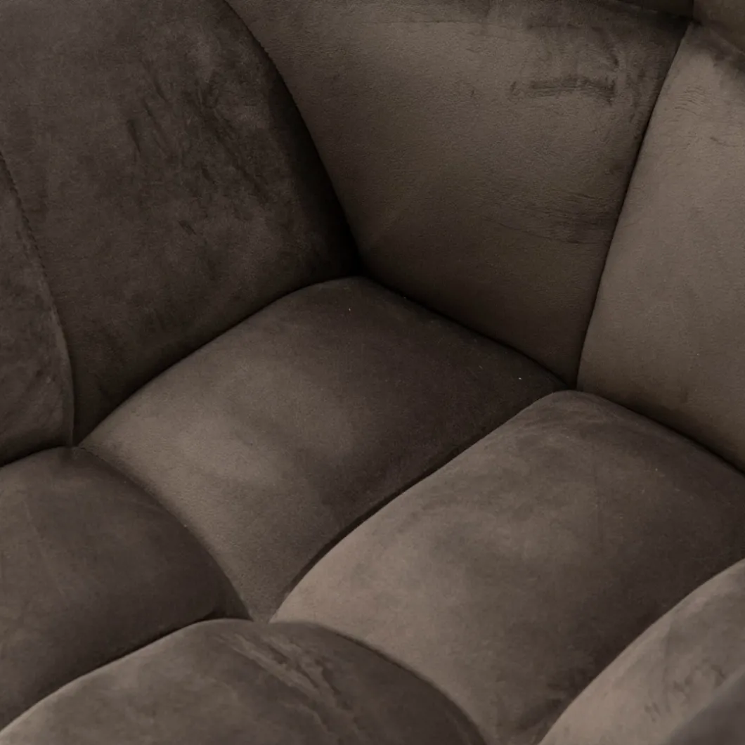 Draaibare Eetkamerstoel Carnaby, Anthracite, Velvet