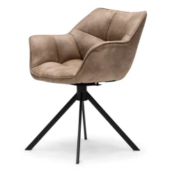 Draaibare Eetkamerstoel Carnaby, Camel, Pellini