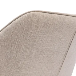 Draaibare Eetkamerstoel Carnaby, Fabulous Flax, Mouliné Linen