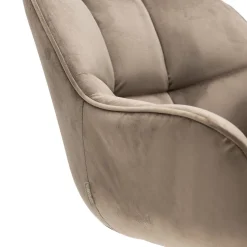 Draaibare Eetkamerstoel Carnaby, Golden Mink, Velvet
