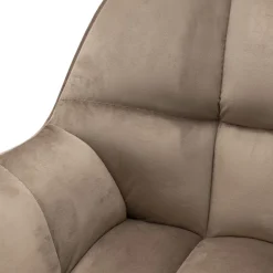 Draaibare Eetkamerstoel Carnaby, Golden Mink, Velvet