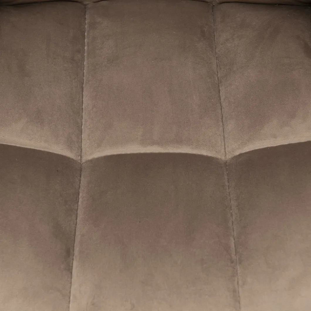 Draaibare Eetkamerstoel Carnaby, Golden Mink, Velvet