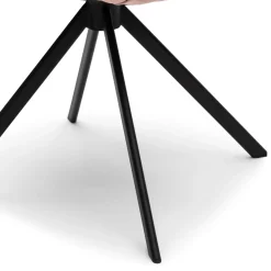 Draaibare Eetkamerstoel Carnaby, Rose Stain, Velvet