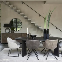 Draaibare Eetkamerstoel Carnaby, Espresso, Pellini