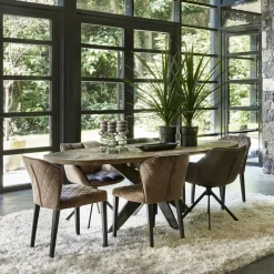 Draaibare Eetkamerstoel Carnaby, Espresso, Pellini