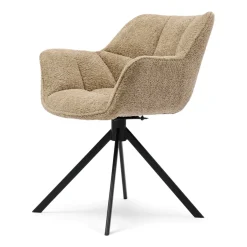 Draaibare eetkamerstoel Carnaby, Soft Walnut
