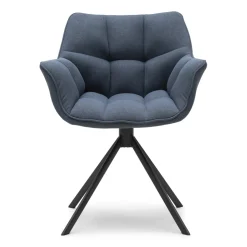 Draaibare Eetkamerstoel Carnaby, Sea Blue