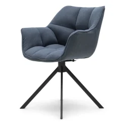 Draaibare Eetkamerstoel Carnaby, Sea Blue