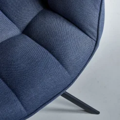 Draaibare Eetkamerstoel Carnaby, Sea Blue