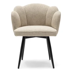 Draaibare eetkamerstoel Dauphine, Naturel Grey