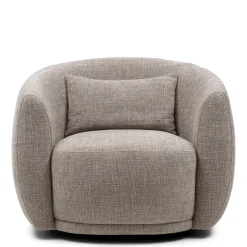 Draaibare fauteuil Leonardo, Taupe